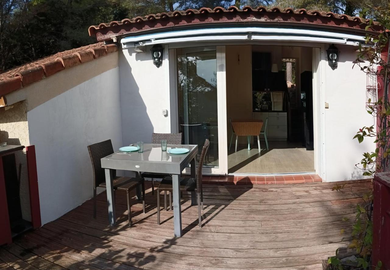 Petite Maison Au Calme - Piscine En Copropriete, Terrasse, Mer, Clim Vallauris Dış mekan fotoğraf